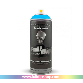 Vinyle Liquide Bleu Fluo Mat Mat Full Dip